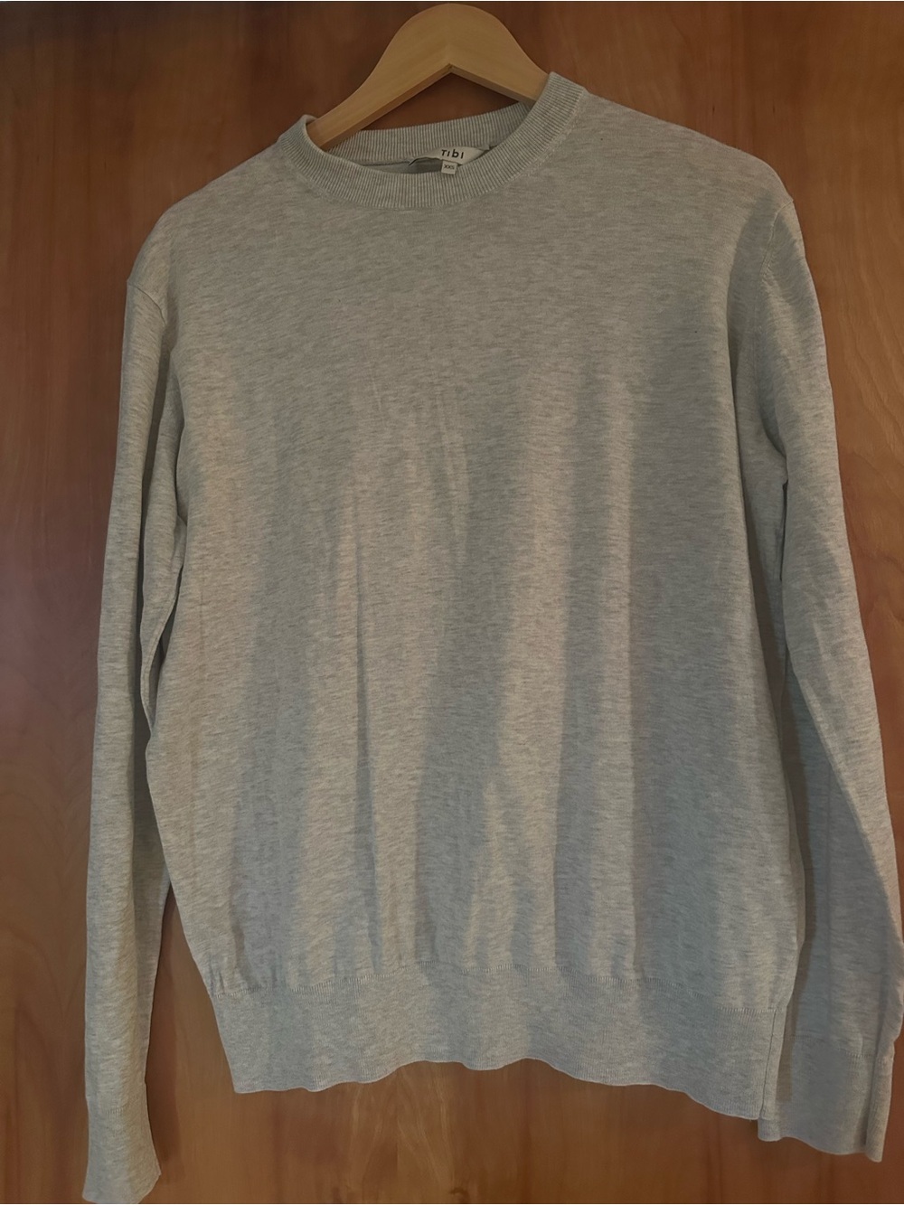 Tibi Super Fine Gauge Perfect Men's Pullover - Picture 4 of 6